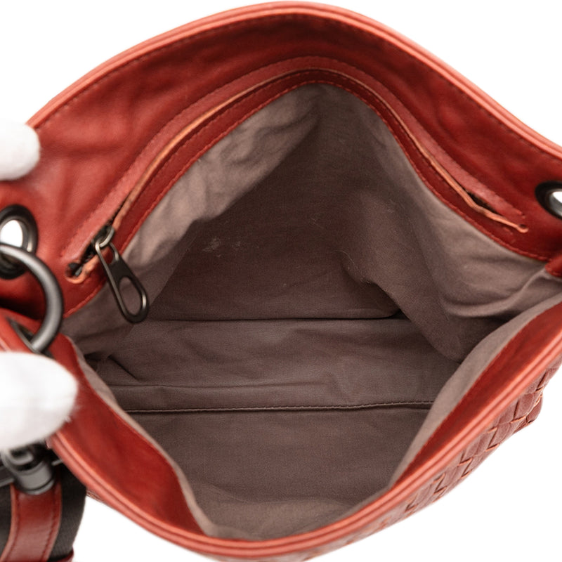 Leather Intrecciato Crossbody - Image 4