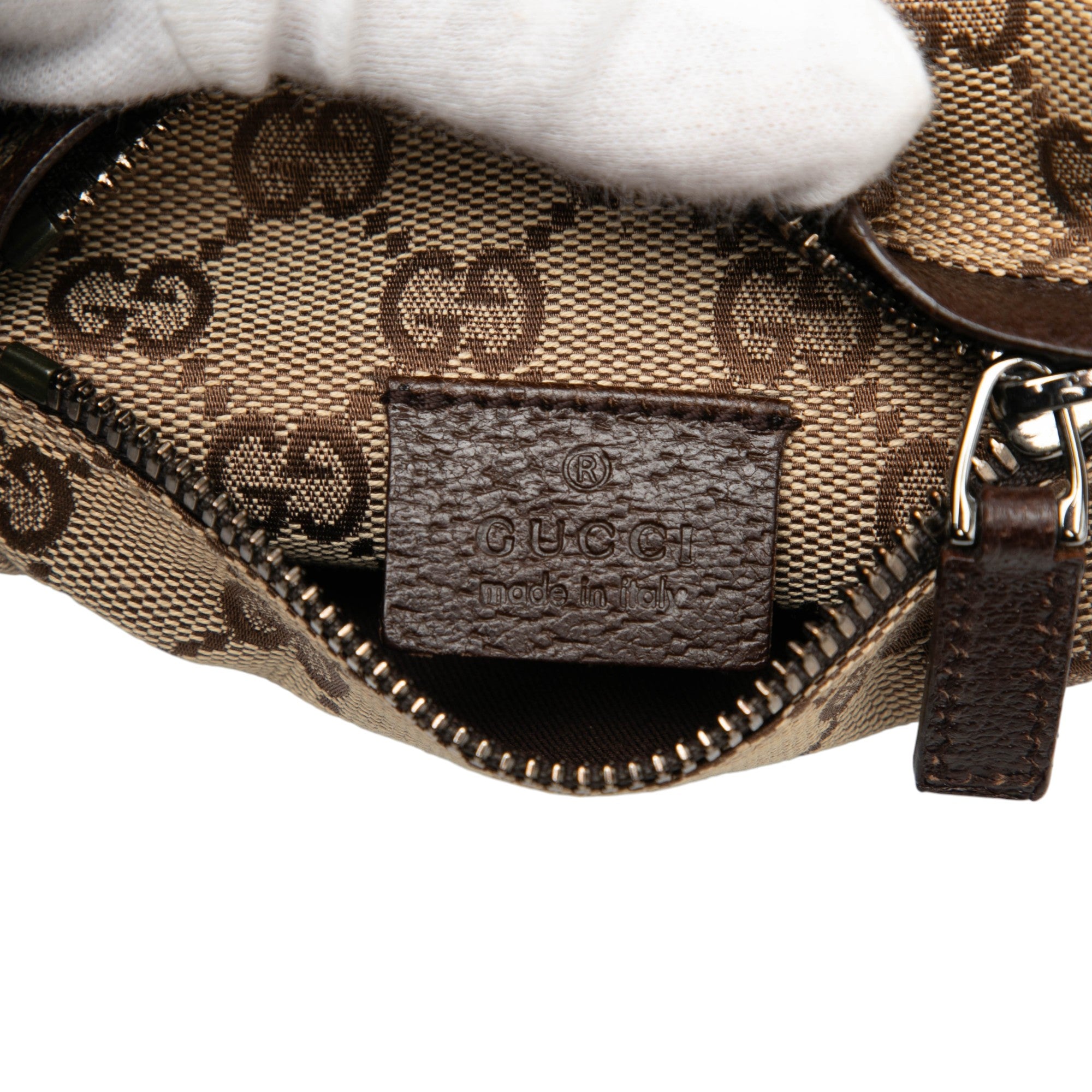 GG Canvas Web Double Pocket Belt Bag - Image 5