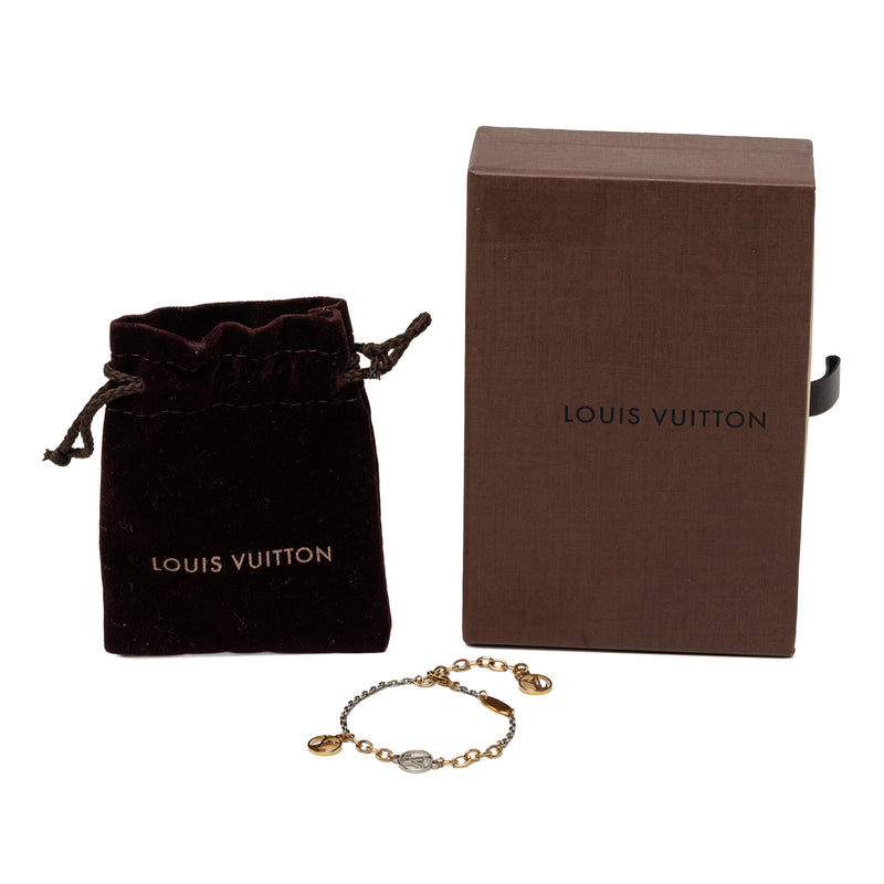Gold Plated and Brass Logomania Bracelet - Image 7