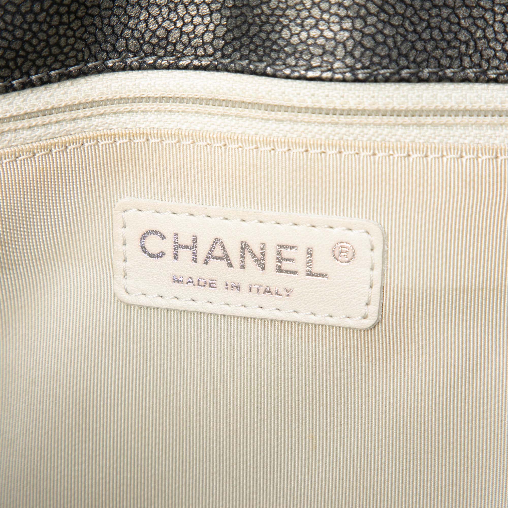 Metallic Caviar Grand Shopping Tote - Image 5