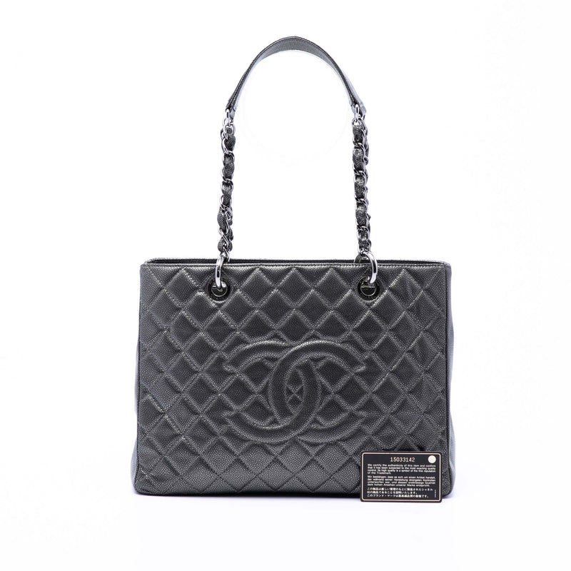 Metallic Caviar Grand Shopping Tote - Image 7