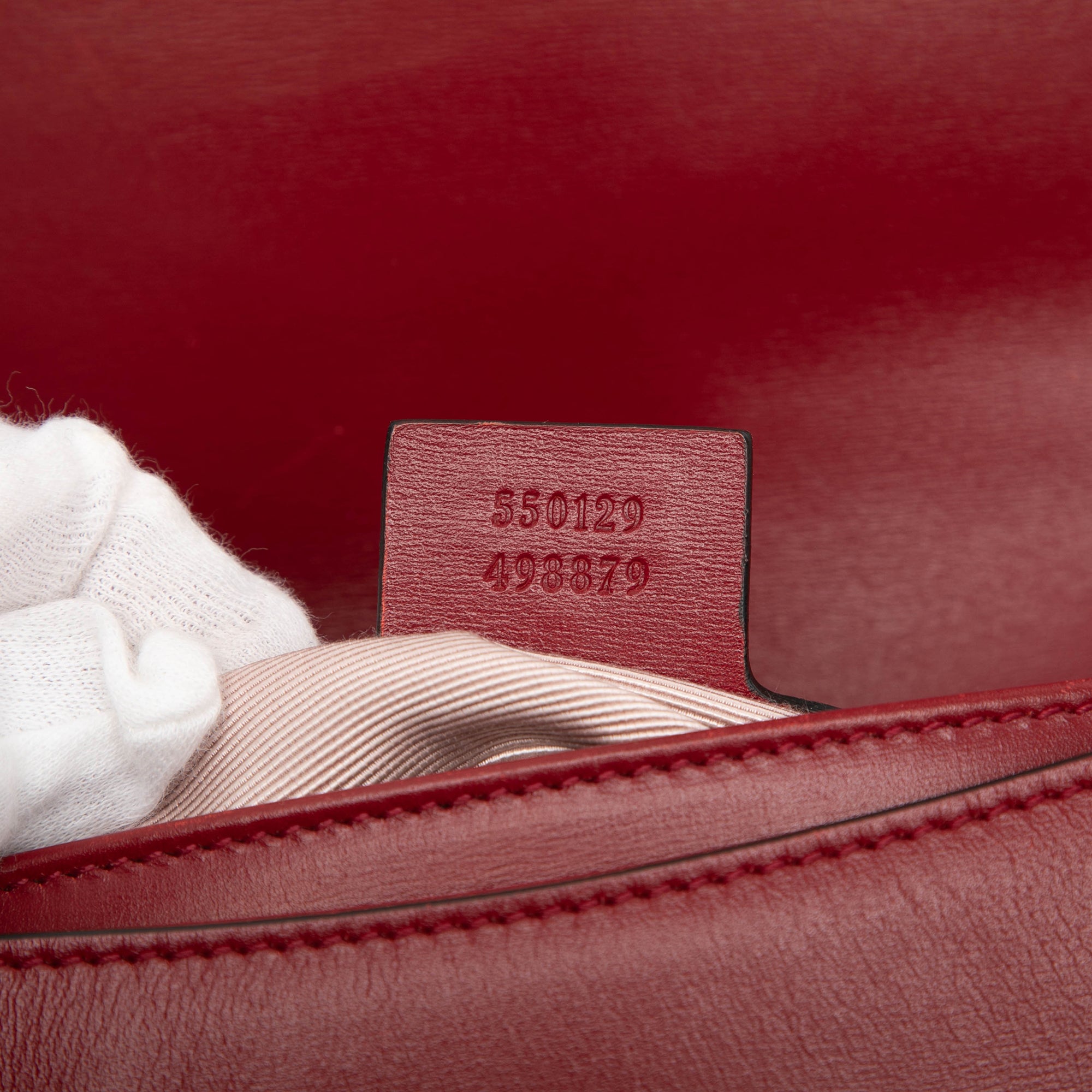Small Bicolor Leather Arli Crossbody - Image 6