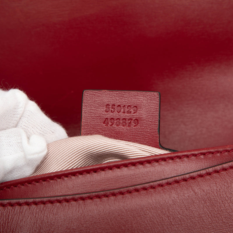 Small Bicolor Leather Arli Crossbody - Image 6