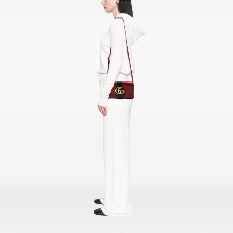 Small Bicolor Leather Arli Crossbody - Image 7