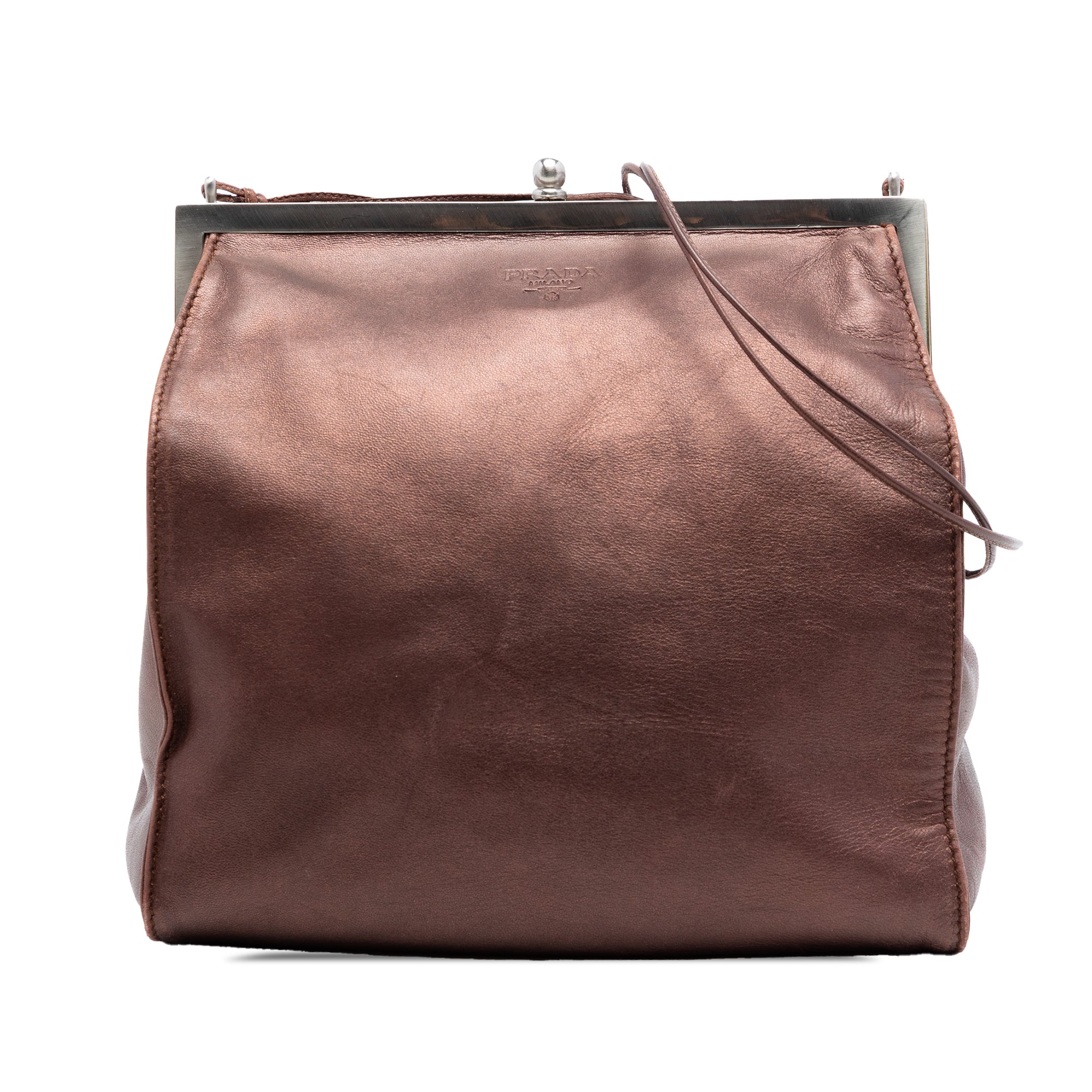 Metallic Nappa Frame Crossbody - Image 1