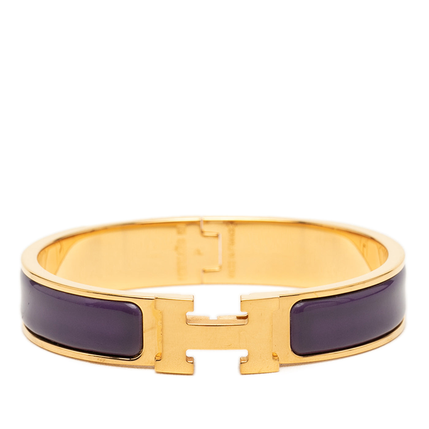 Narrow Enamel Clic H Bracelet GM - Image 1