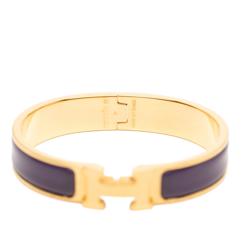 Narrow Enamel Clic H Bracelet GM - Image 4