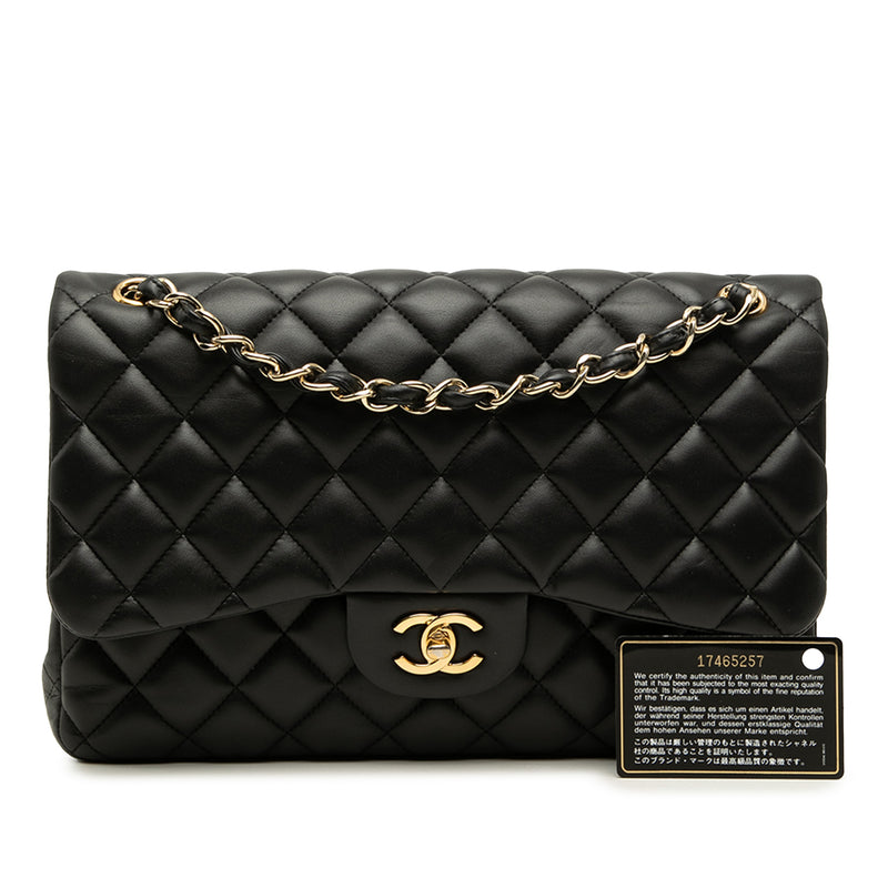 Jumbo Classic Lambskin Double Flap - Image 7