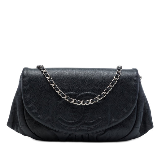 CC Caviar Half Moon Wallet on Chain - Image 1