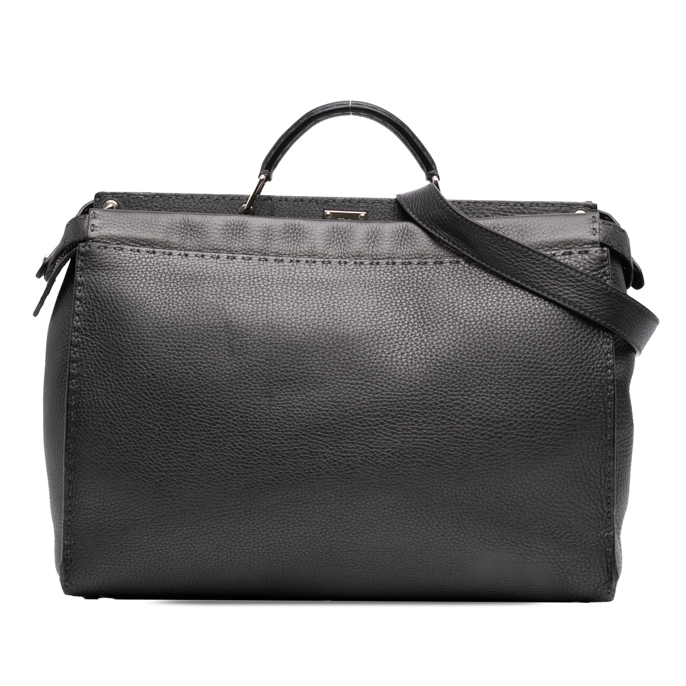Large Leather Selleria Peekaboo Iconic Fit Bag - Image 1