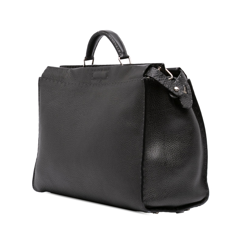 Large Leather Selleria Peekaboo Iconic Fit Bag - Image 2