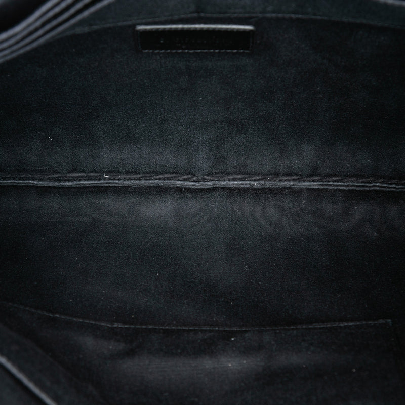 Croc Embossed Leather Document Holder - Image 4