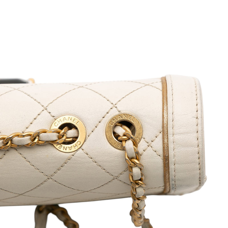 Medium Quilted Calfskin Octagon CC Clasp Flap - Image 10
