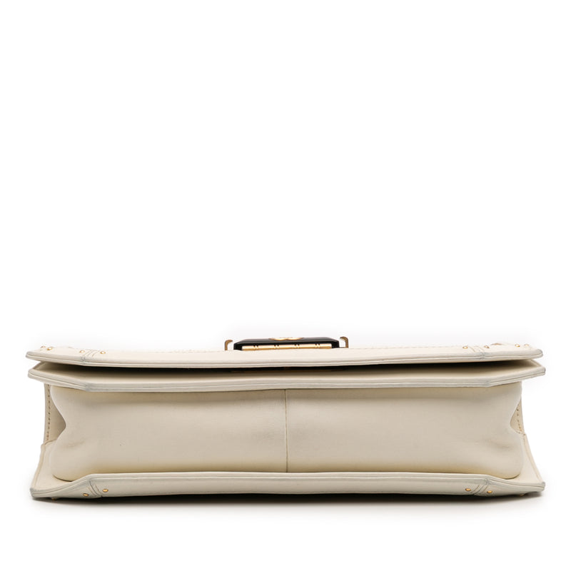Medium Quilted Calfskin Octagon CC Clasp Flap - Image 3