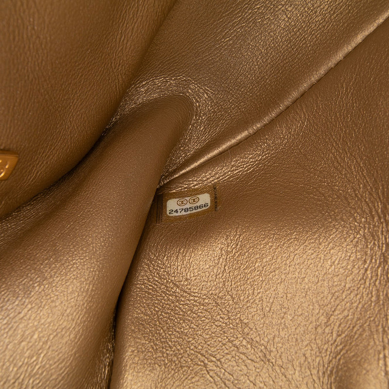 Medium Quilted Calfskin Octagon CC Clasp Flap - Image 4