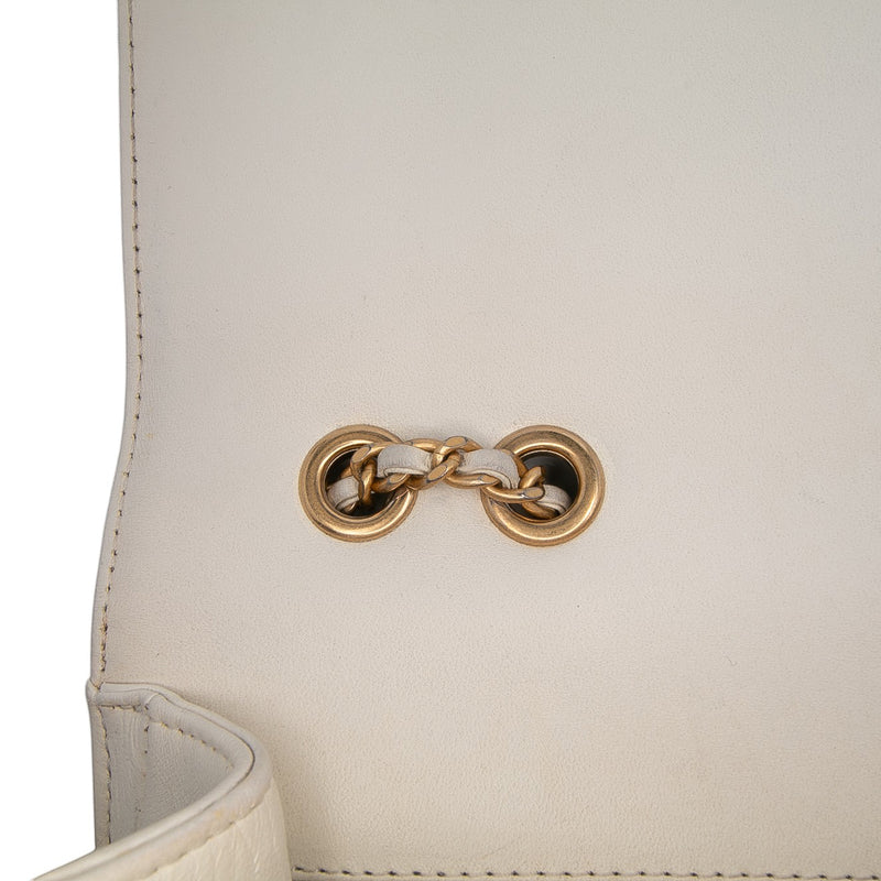 Medium Quilted Calfskin Octagon CC Clasp Flap - Image 7