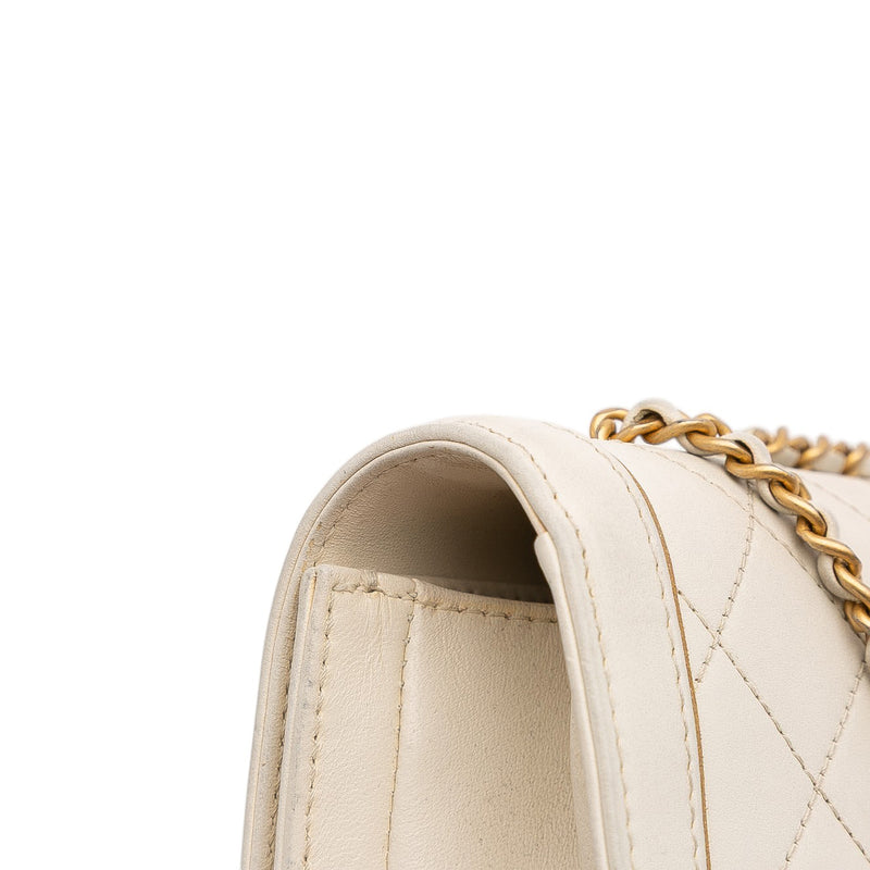 Medium Quilted Calfskin Octagon CC Clasp Flap - Image 9