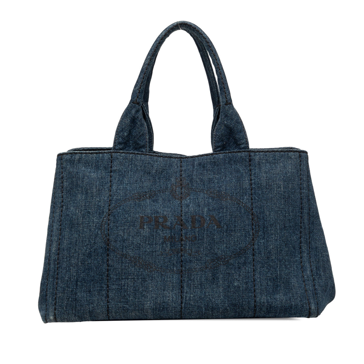 Denim Canapa Logo Tote - Image 1