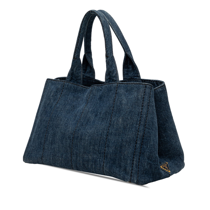 Denim Canapa Logo Tote - Image 2