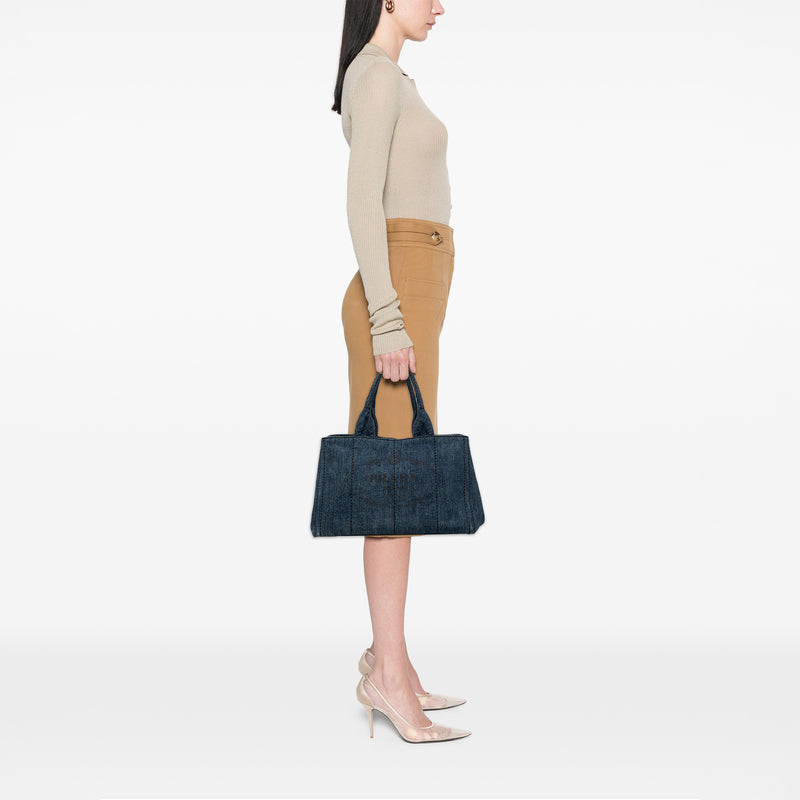 Denim Canapa Logo Tote - Image 6