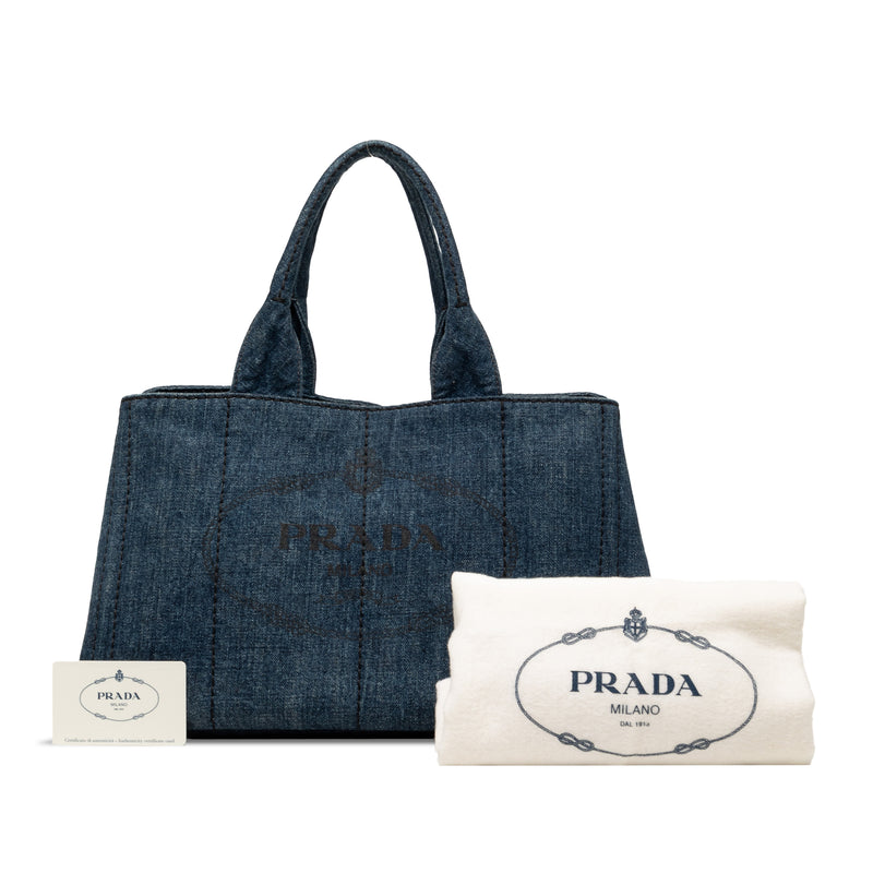 Denim Canapa Logo Tote - Image 7