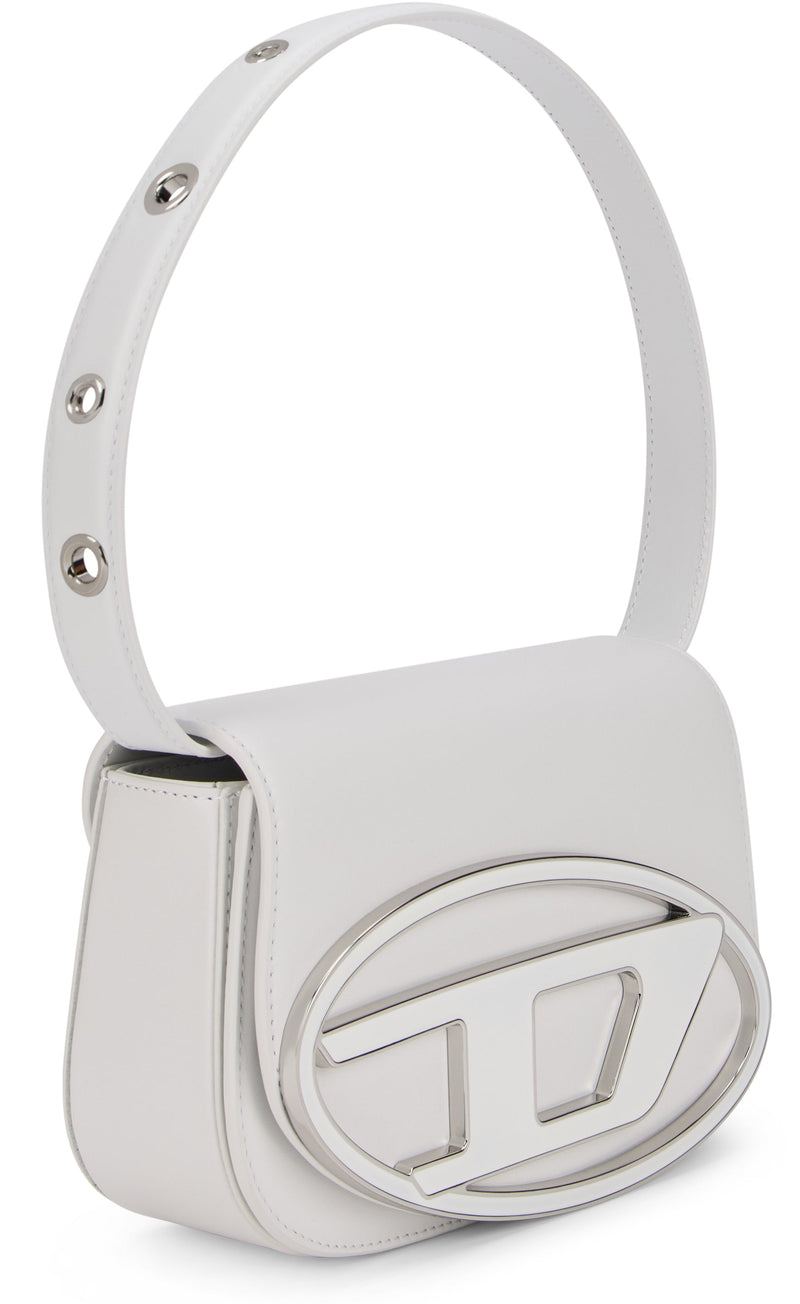 Diesel Shoulder Bag — White Calfskin