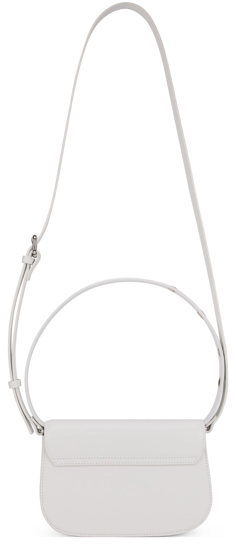 Diesel Shoulder Bag — White Calfskin