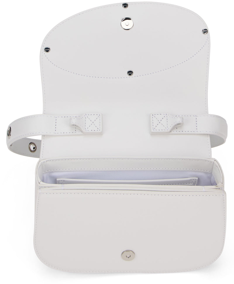 Diesel Shoulder Bag — White Calfskin