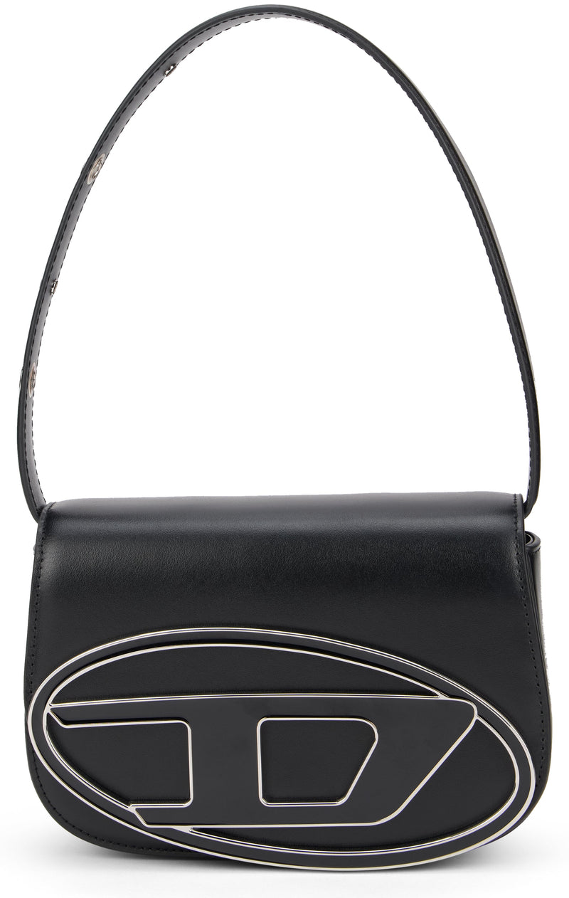 Diesel 1dr Shoulder Bag — Black Calfskin