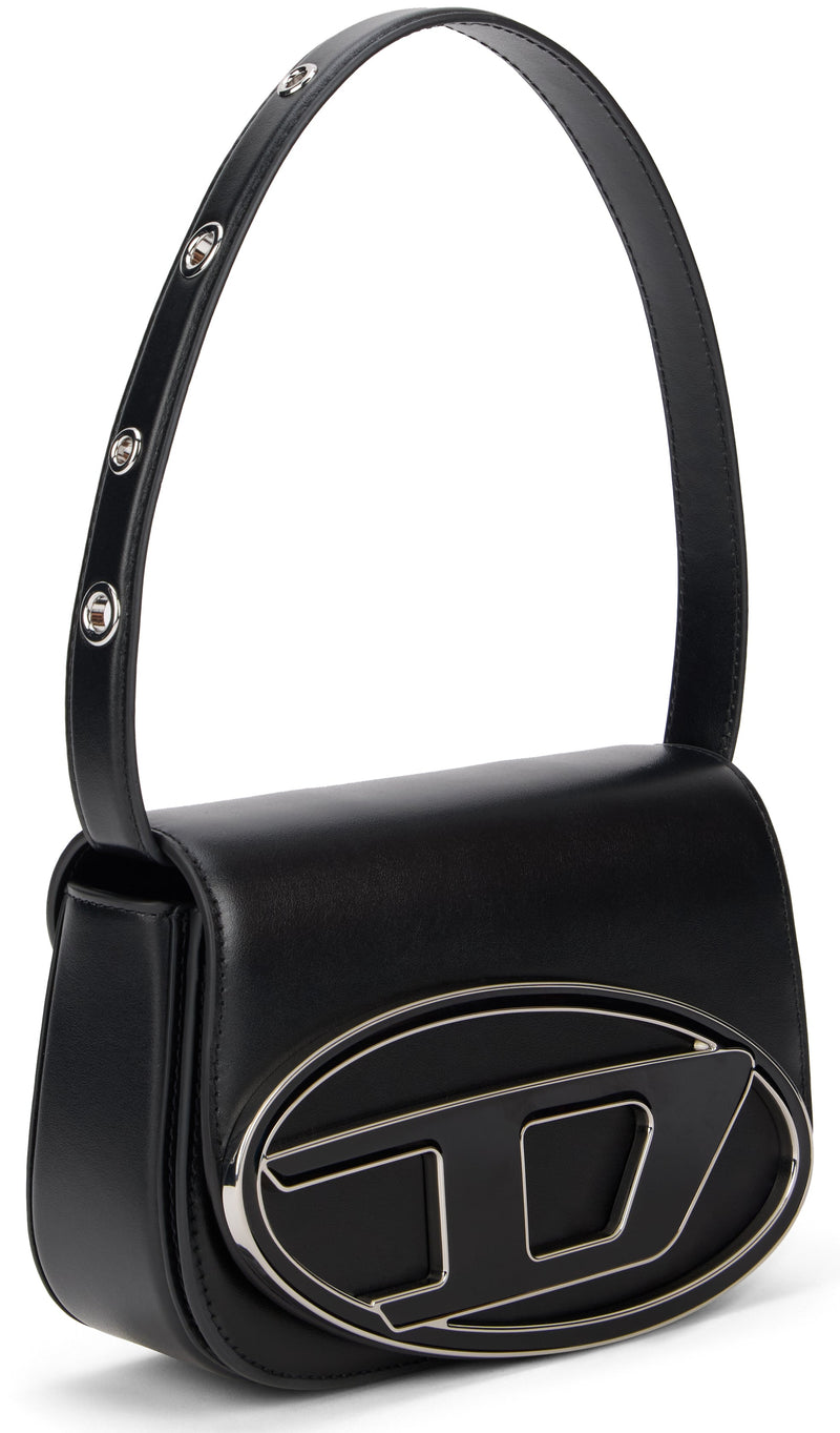 Diesel 1dr Shoulder Bag — Black Calfskin