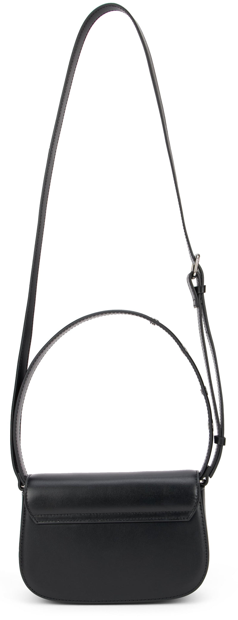 Diesel 1dr Shoulder Bag — Black Calfskin