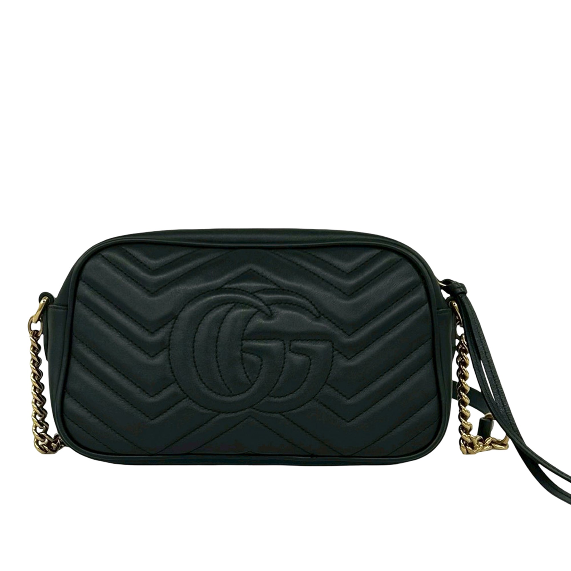 Small GG Marmont Matelasse Calfskin Crossbody - Image 2