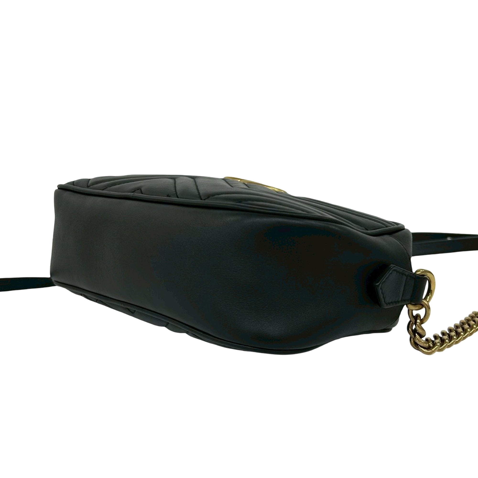 Small GG Marmont Matelasse Calfskin Crossbody - Image 5