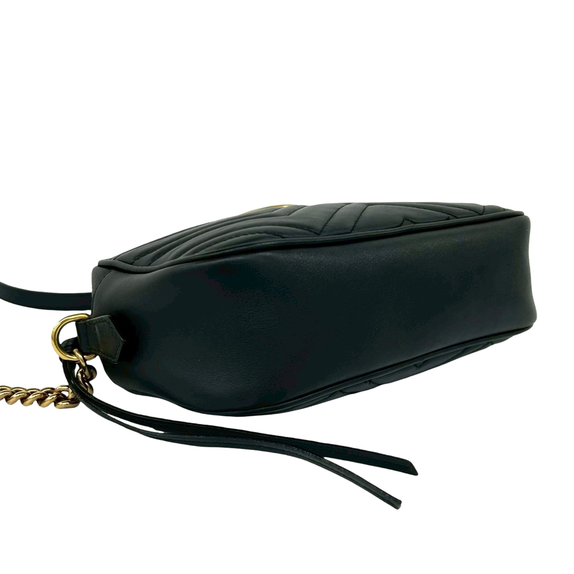 Small GG Marmont Matelasse Calfskin Crossbody - Image 6