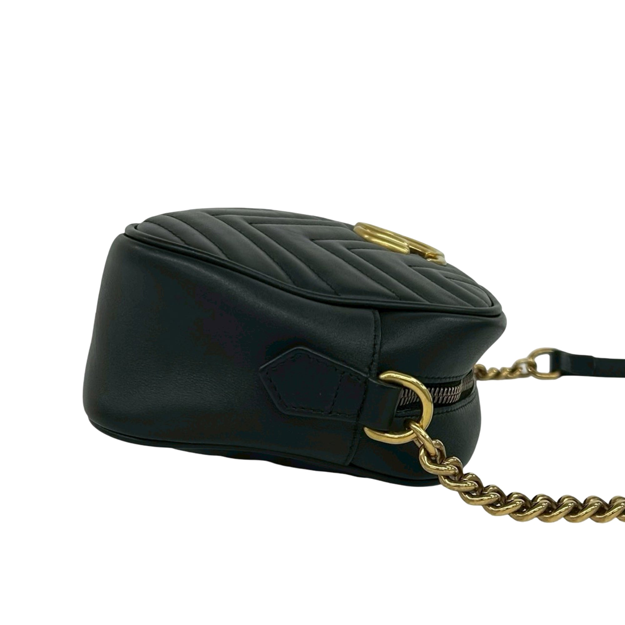 Small GG Marmont Matelasse Calfskin Crossbody - Image 7