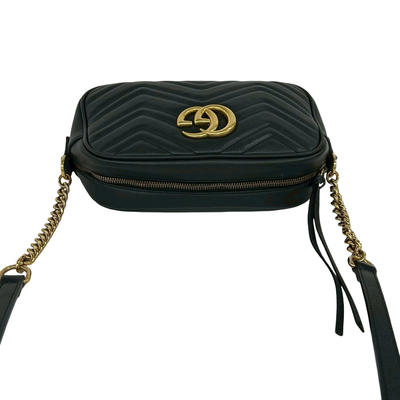Small GG Marmont Matelasse Calfskin Crossbody - Image 9