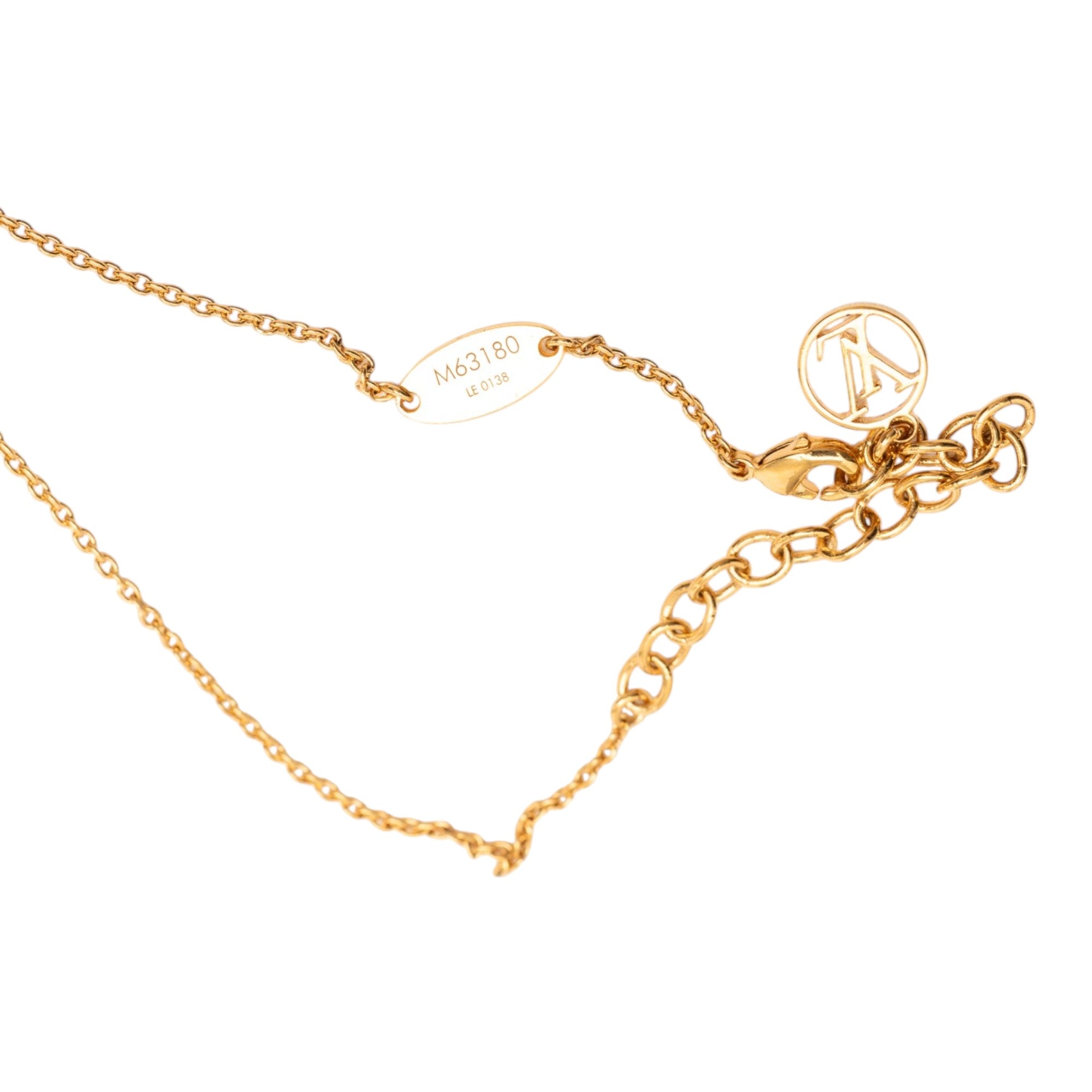 Gold Plated Resin Essential V Necklace - Image 6