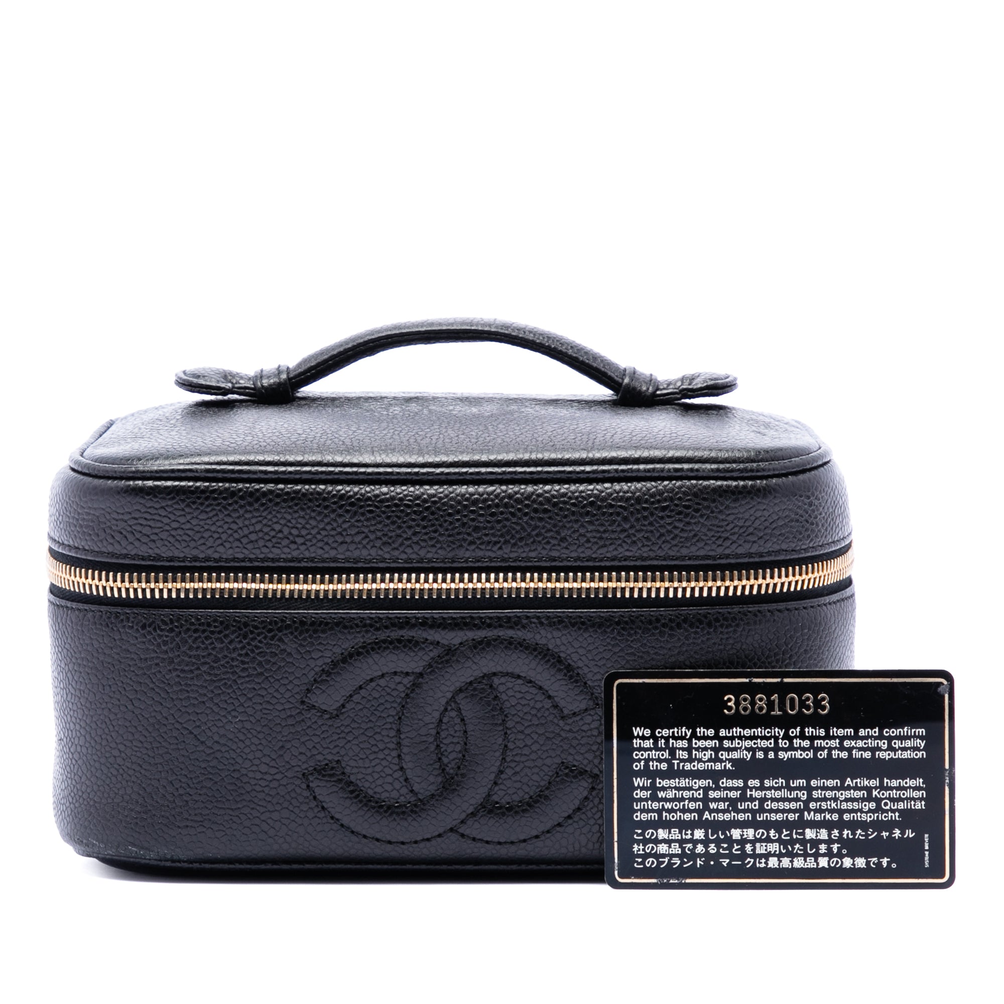 CC Caviar Vanity Bag - Image 7