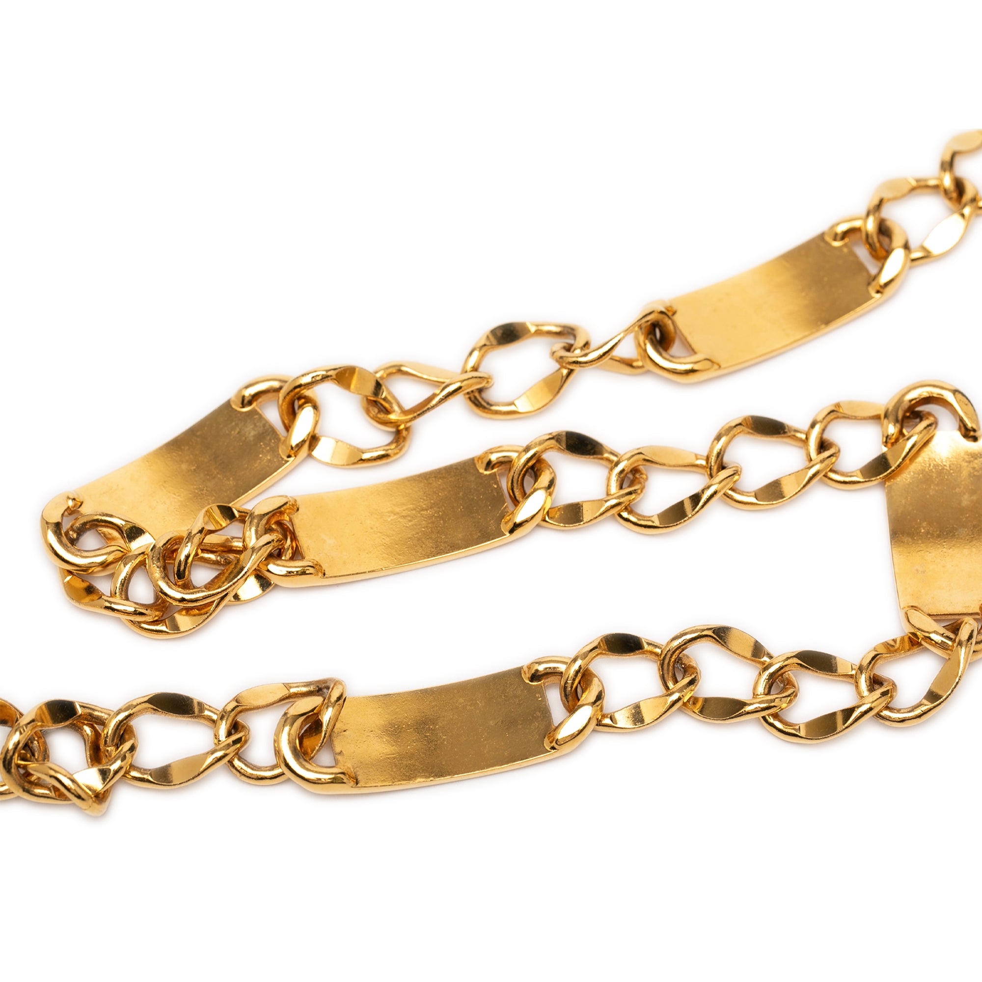 CC Gold Plated Medallion Chain Belt - Image 3