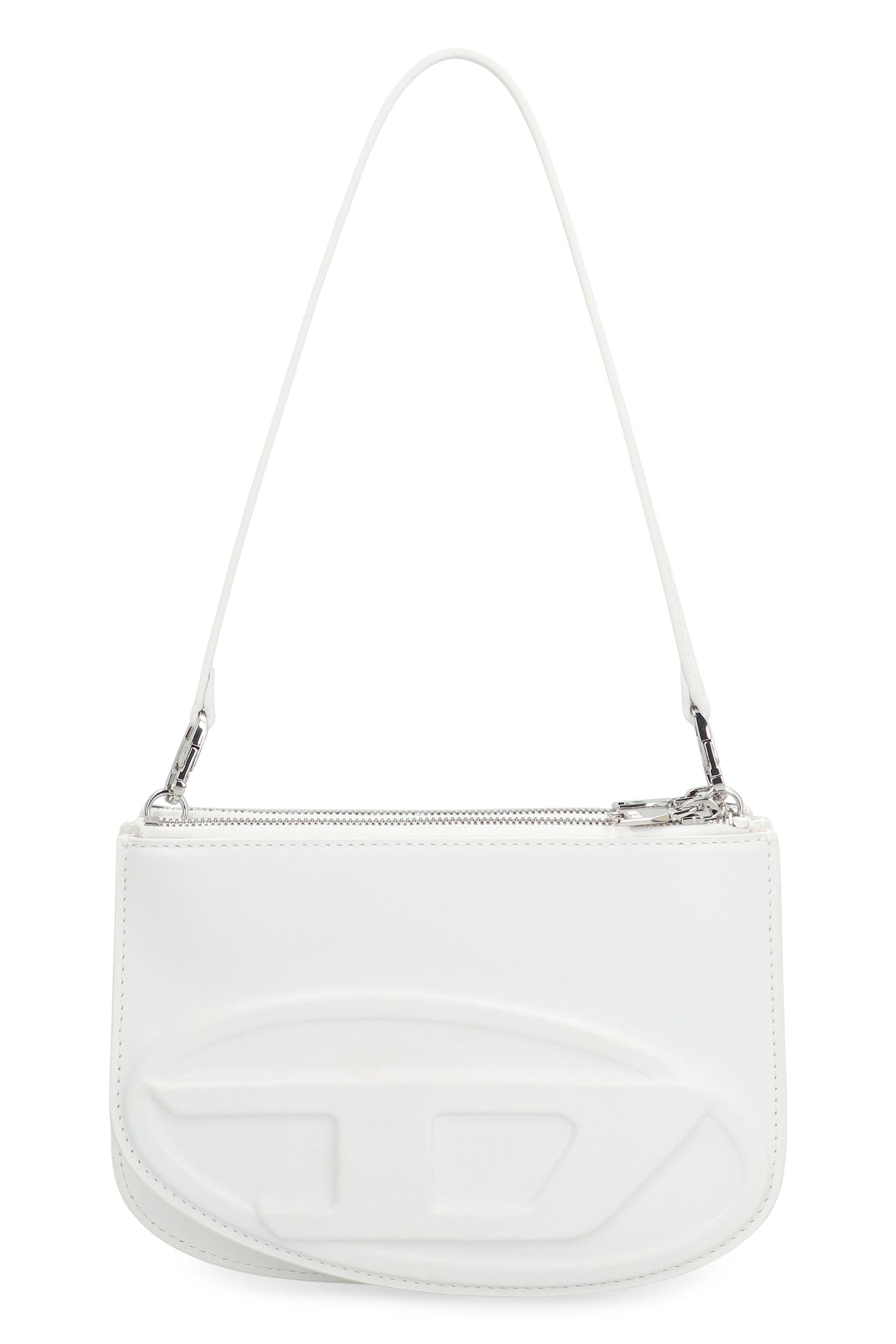 Diesel Shoulder Bag — White Cow Hide