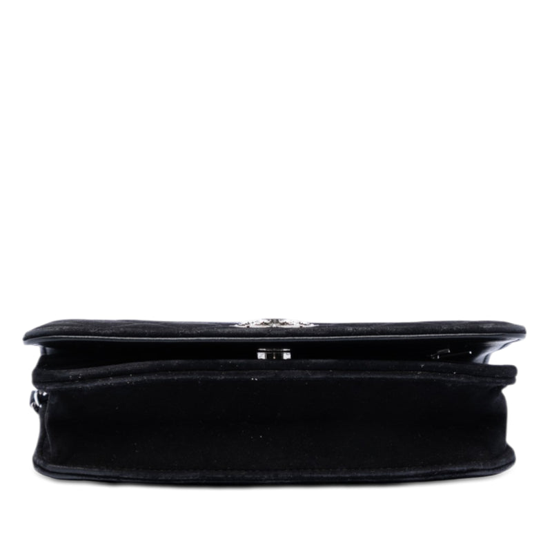 Quilted Suede Cocostellar Wallet on Chain - Image 3