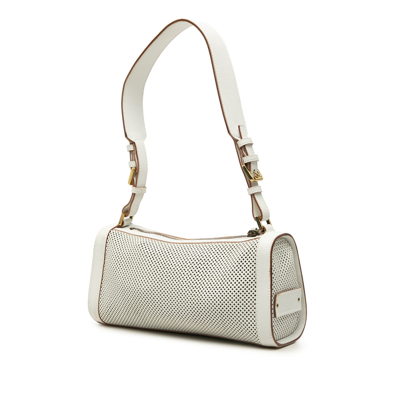 Perforated Leather Shoulder Bag - Image 2