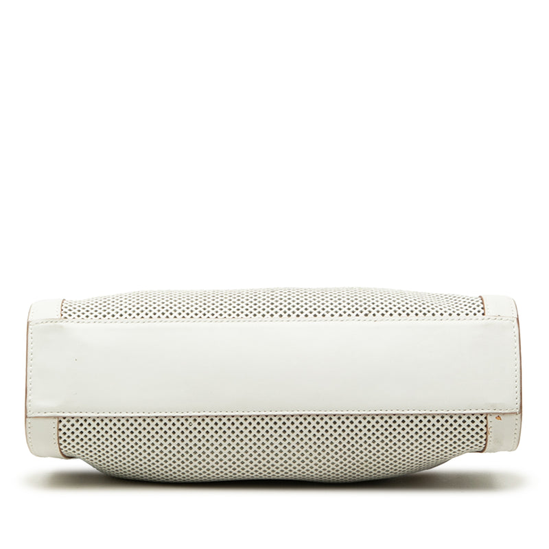 Perforated Leather Shoulder Bag - Image 3