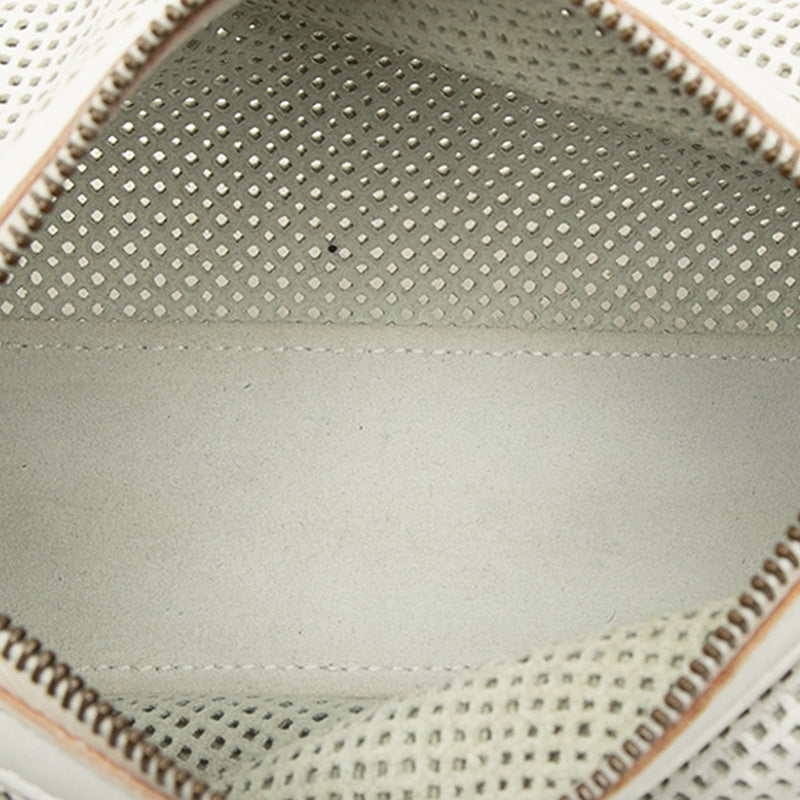 Perforated Leather Shoulder Bag - Image 4