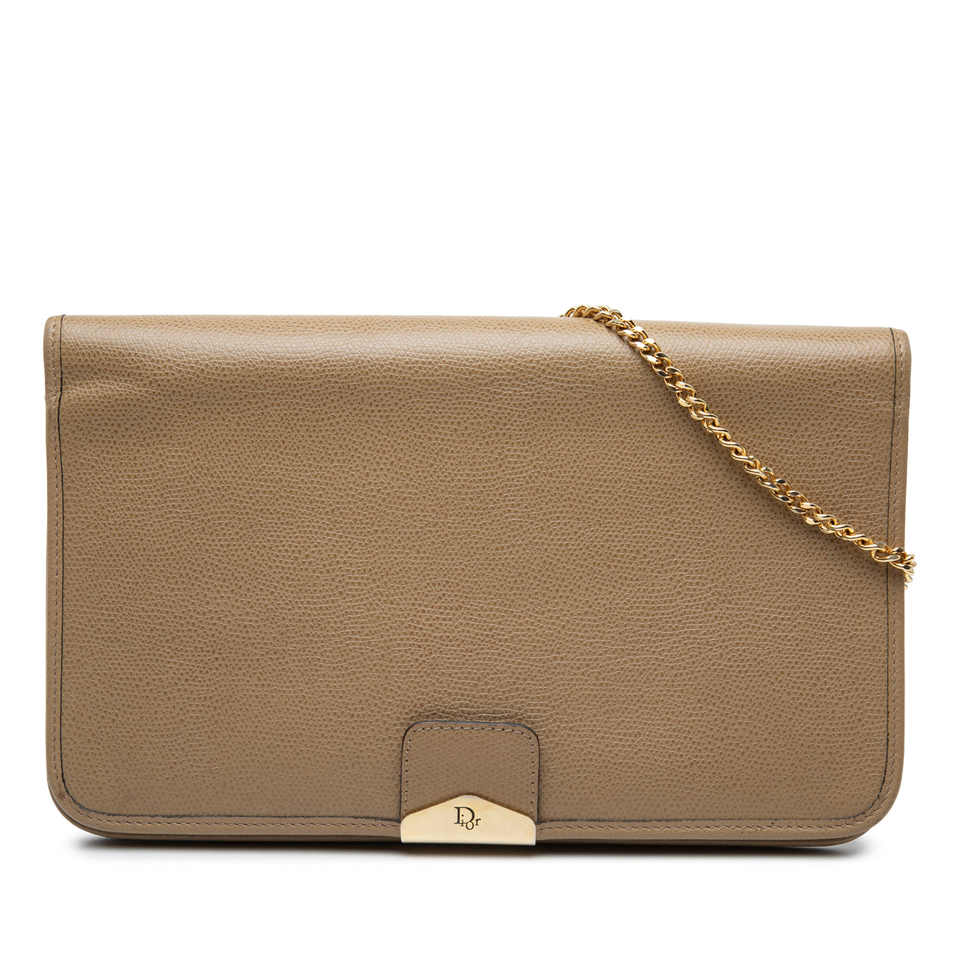 Leather Chain Shoulder Bag - Image 1