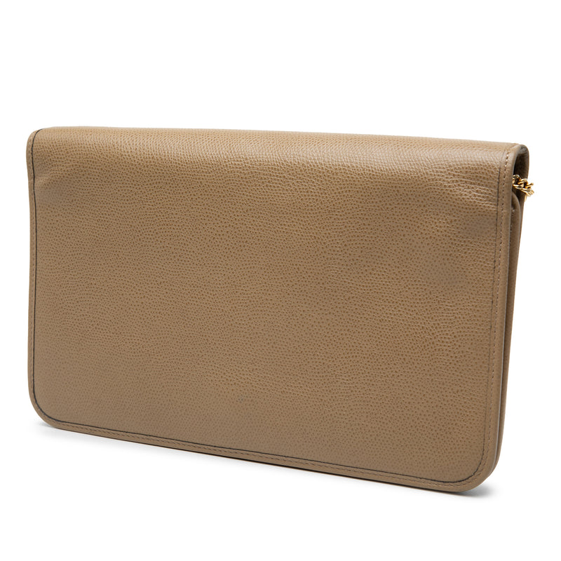 Leather Chain Shoulder Bag - Image 2