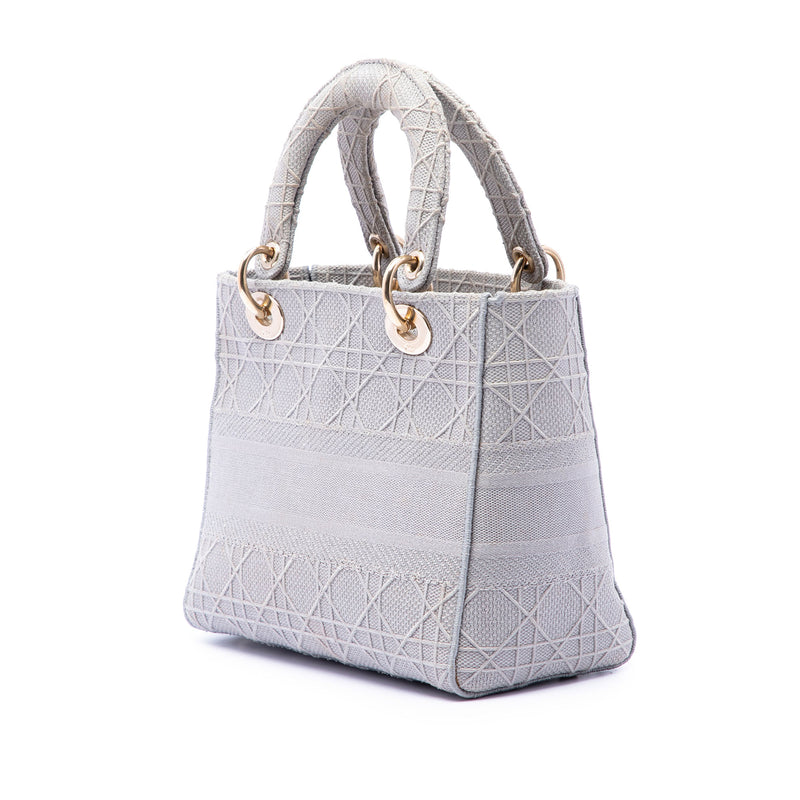 Medium Canvas Cannage Lady D Lite - Image 2