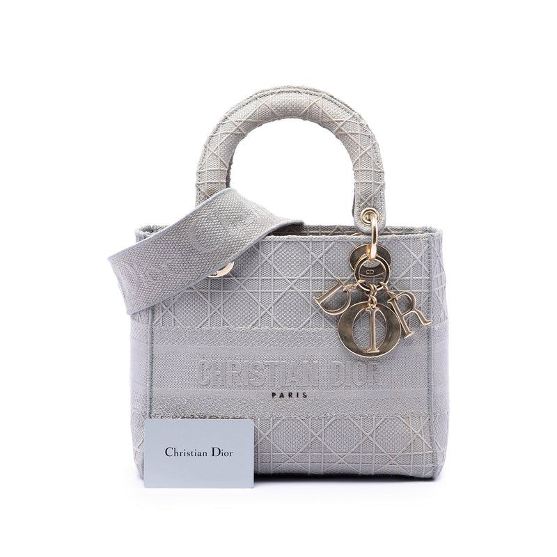Medium Canvas Cannage Lady D Lite - Image 7