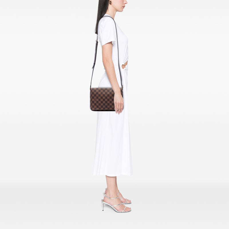 Damier Ebene Musette Tango Long Strap - Image 6