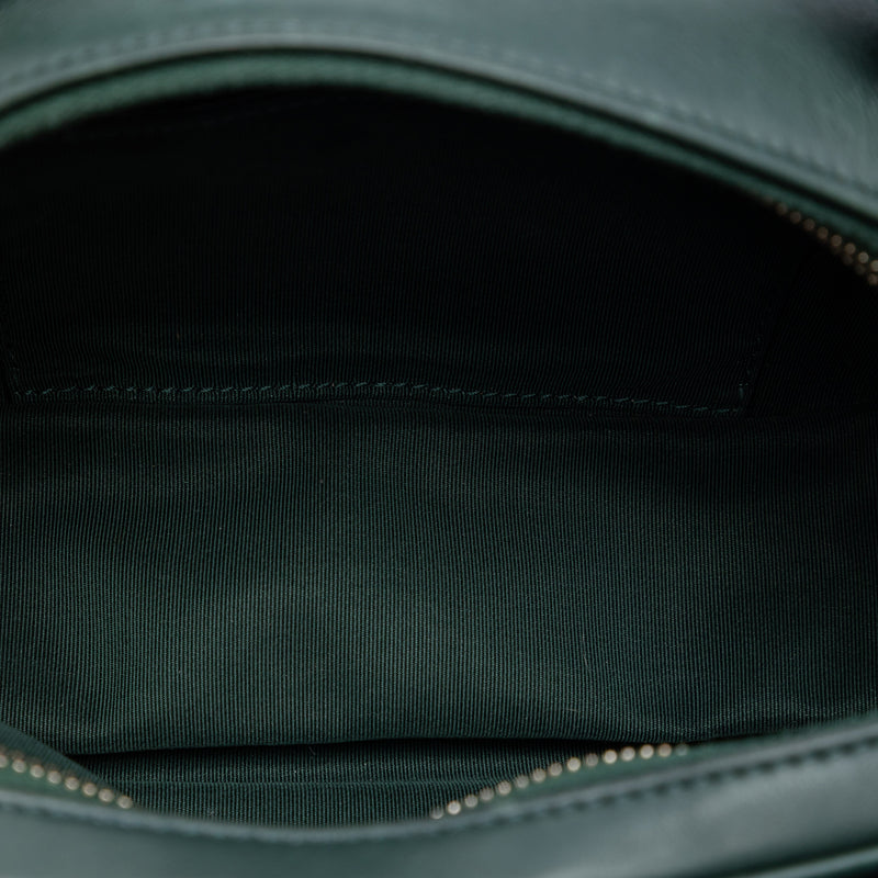 Small CC Quilted Calfskin Top Handle Vanity Case with Chain - Image 4